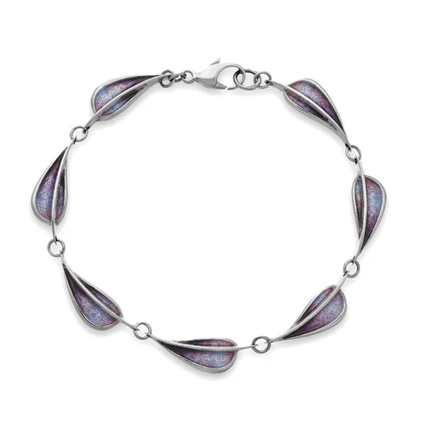 Bracelet Sets For Women-Leah Silver Bracelet EBL66