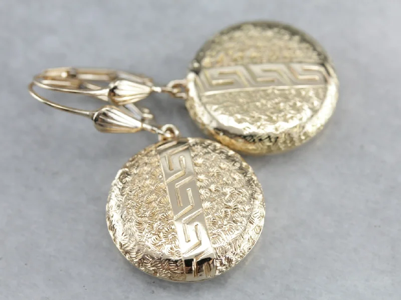 Festive Earrings For Holiday Celebrations-Retrofitted Cufflink Earrings