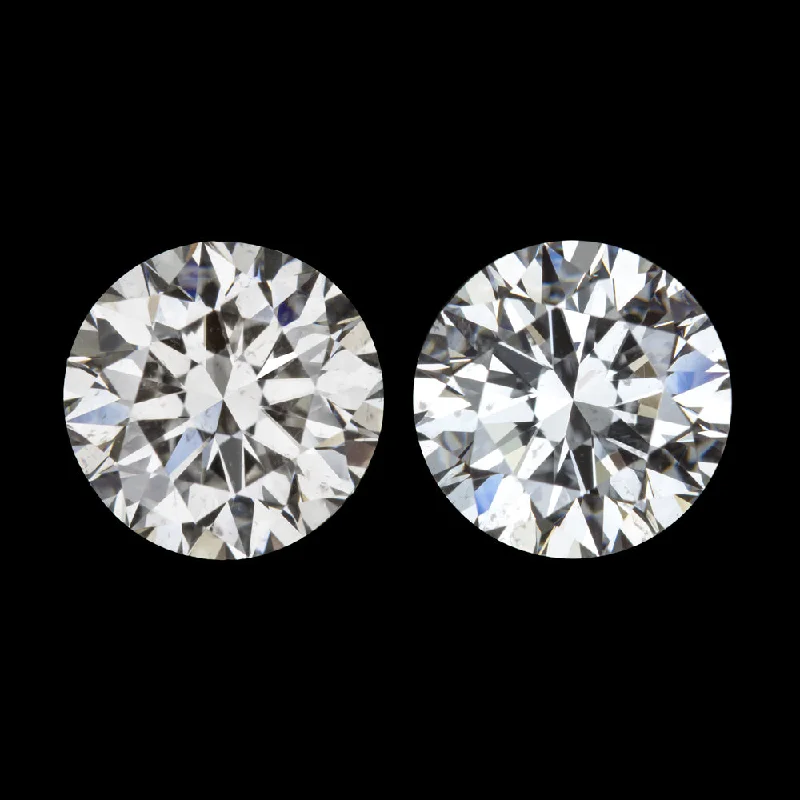 Unique Drop Earrings For Day-to-night Style-1ct GIA CERTIFIED DIAMOND STUD EARRINGS EXCELLENT ROUND CUT G SI2 NATURAL PAIR