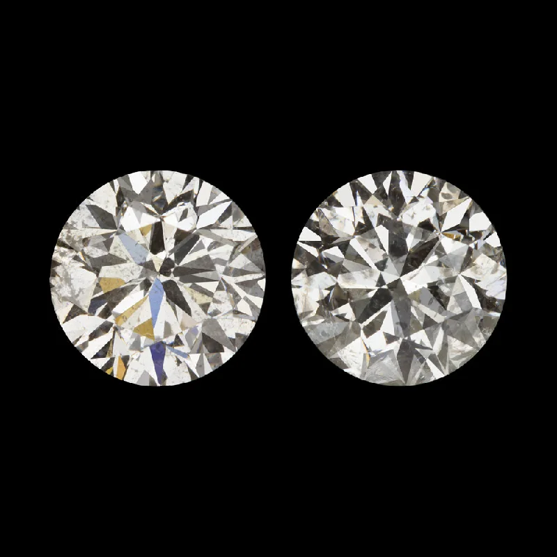 High-End Earrings For Elegant Occasions-1.42ct VERY GOOD CUT NATURAL DIAMOND STUD EARRINGS ROUND BRILLIANT PAIR 1.5ct