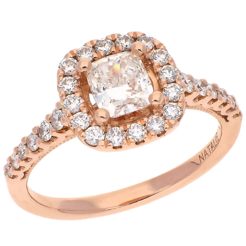 Custom Engagement Rings For Unique Proposals-14K Rose Gold Diamond Engagement/Fashion Ring