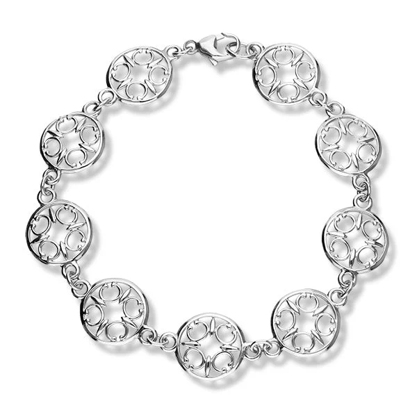 Stunning Bracelets For Brides-St Magnus Silver Bracelet BL505