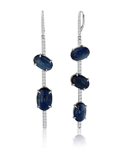 Colorful Earrings For Spring Looks-Kyanite Earrings 8-JSA