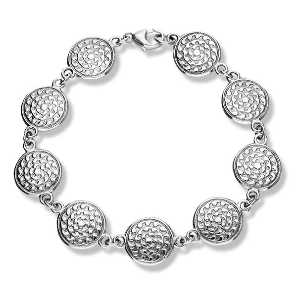 Bangles And Bracelets For Bridal Party-St Magnus Silver Bracelet BL507