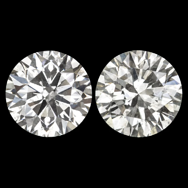 Fashionable Earrings For Office Ladies-1.05ct VERY GOOD CUT DIAMOND STUD EARRINGS MATCHING PAIR ROUND BRILLIANT 1ct