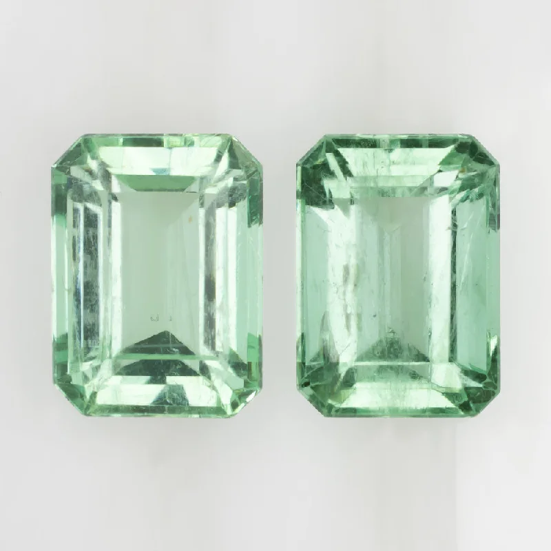 Affordable Diamond Earrings-NATURAL EMERALD MATCHING PAIR STUD DROP EARRINGS 5.25ct LOOSE GREEN EARTH MINED