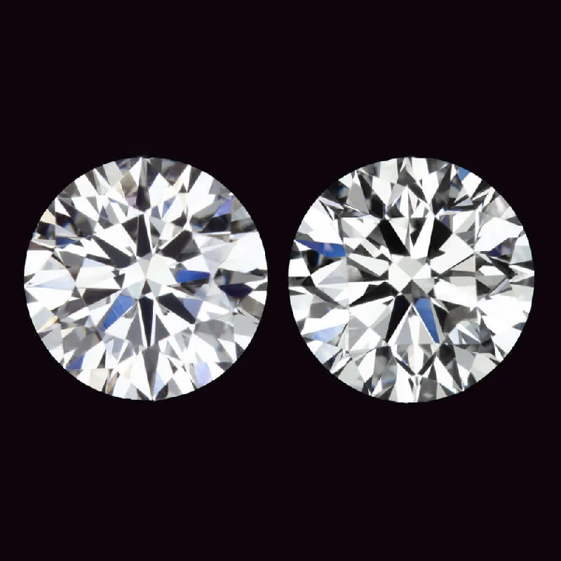 Custom Birthstone Earrings For Family Gifts-3.27ct LAB CREATED DIAMOND STUD EARRINGS CERTIFIED E VS1 EXCELLENT CUT ROUND