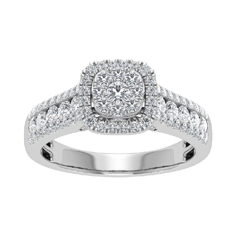 Luxury Platinum Rings For Elegant Look-Diamond 7/8 Ct.Tw. Fashion Ring in 14K White Gold