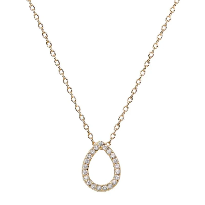 Beautiful Necklaces For Birthday Gifts-DEWDROP NECKLACE, GOLD