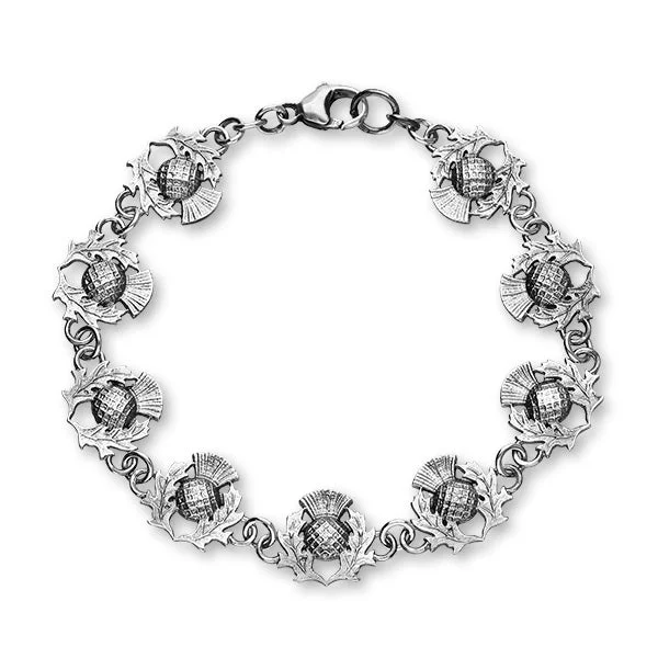 Tennis Bracelets For Special Occasions-QNIS Silver Bracelet BL499