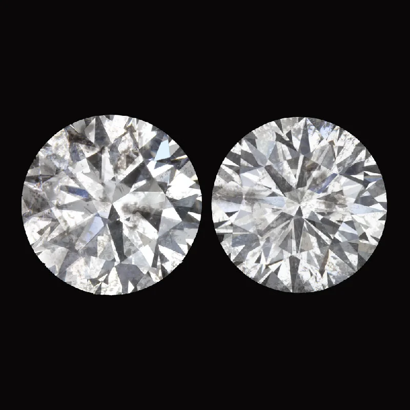 Glam Earrings For Evening Dress-1ct DIAMOND STUD EARRINGS VERY GOOD CUT MATCHING PAIR ROUND BRILLIANT NATURAL