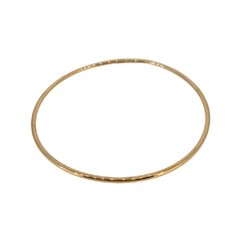 Sparkling Bangles For Party-POLISH MAPPY 2MM SLIM ROUND BANGLE