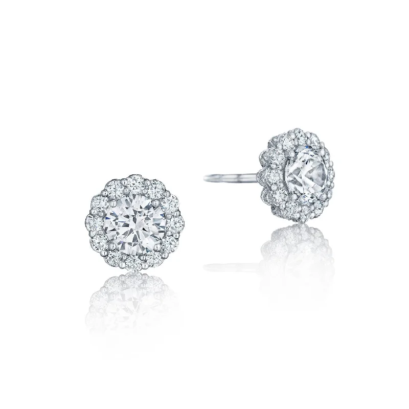 Sophisticated Earrings For Night Out-TACORI Bloom | Full Bloom Diamond Stud Earrings FE803RD65