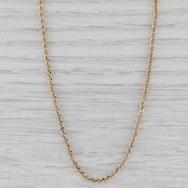 Sparkling Necklaces For Evening Wear-Wheat Chain Necklace 10k Yellow Gold 17.75" 2.3mm