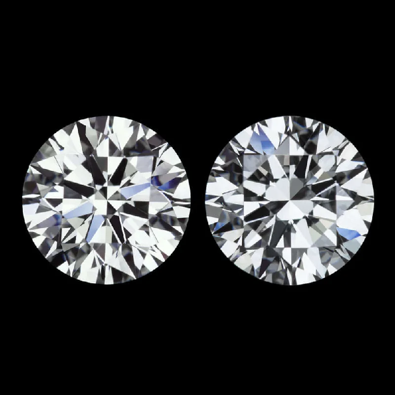 Gorgeous Earrings For Christmas Gifts-1.15ct F-G VS LAB CREATED DIAMOND STUD EARRINGS PAIR EXCELLENT ROUND CUT GROWN