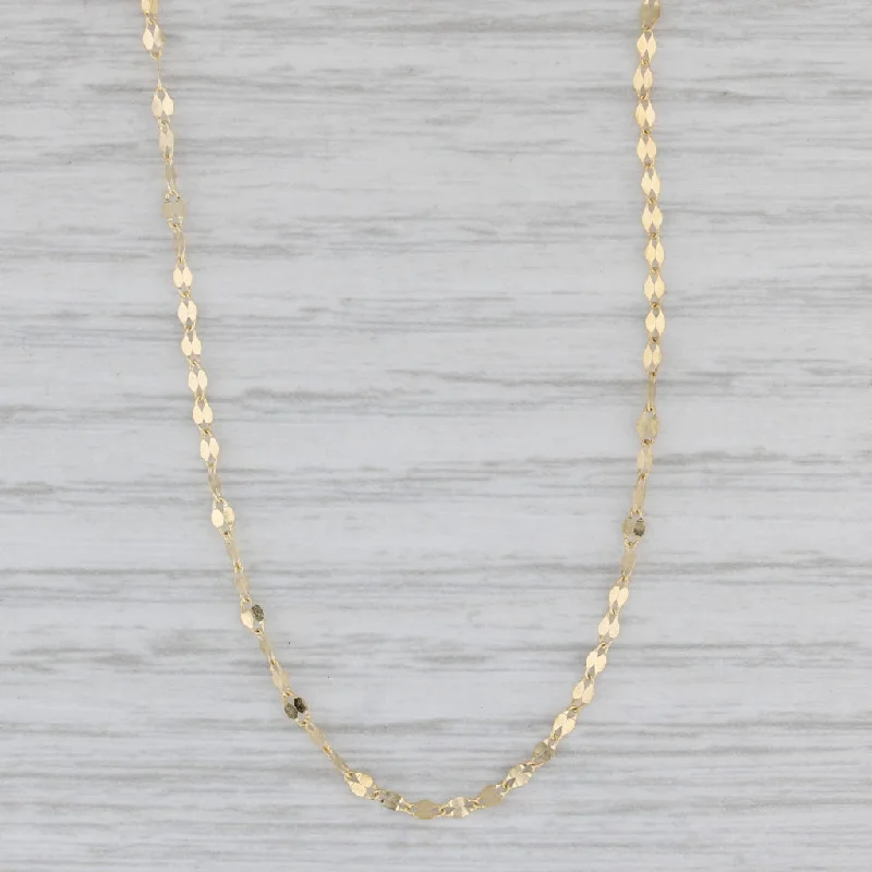 Stunning Diamond Necklaces For Anniversary-New Gucci Chain Necklace 14k Yellow Gold 17.5" 1.4mm Magnetic Clasp