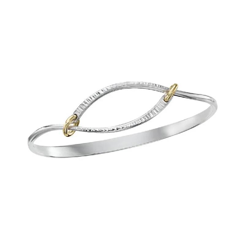 Adjustable Bangles Set-Silver & Gold Bangle Bracelet