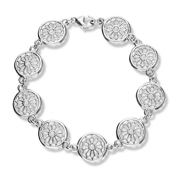 Boho Bracelets For Women-St Magnus Silver Bracelet BL508