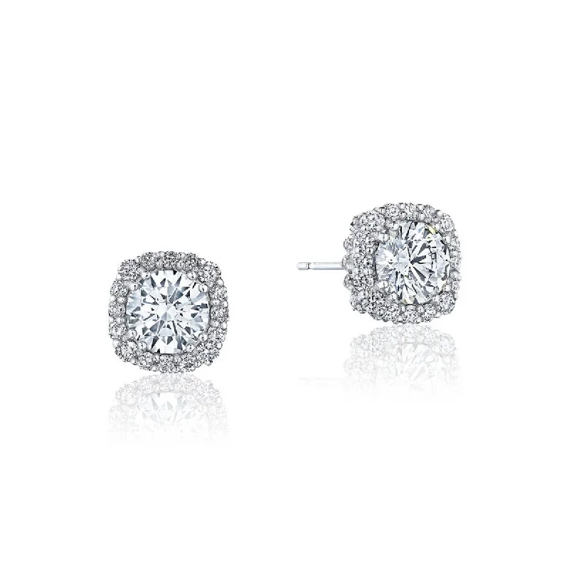 Classic Earrings For Wedding Day-TACORI Bloom | Full Bloom Diamond Stud Earrings FE803CU5