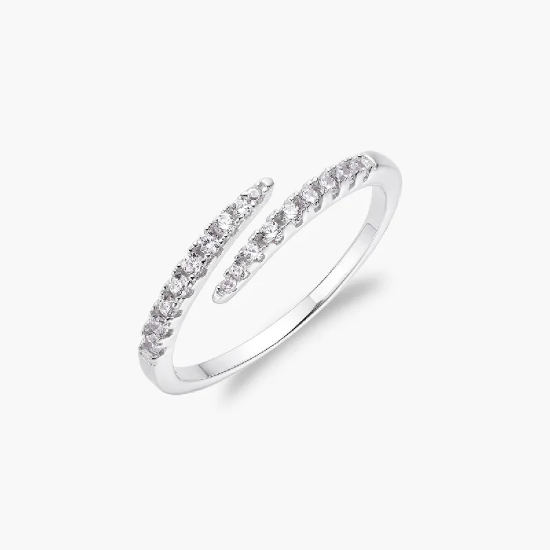 Bold Diamond Rings For Fashion-Forward Look-Pave Layer Ring