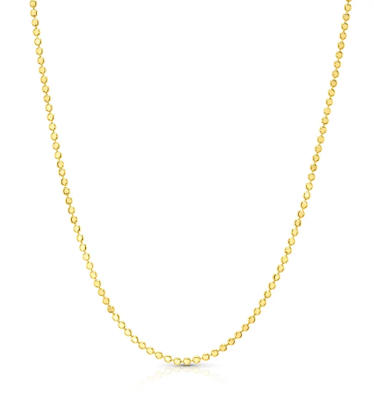 Sparkling Necklaces For Glamorous Evening-DOTTED DELIGHT NECKLACE, GOLD