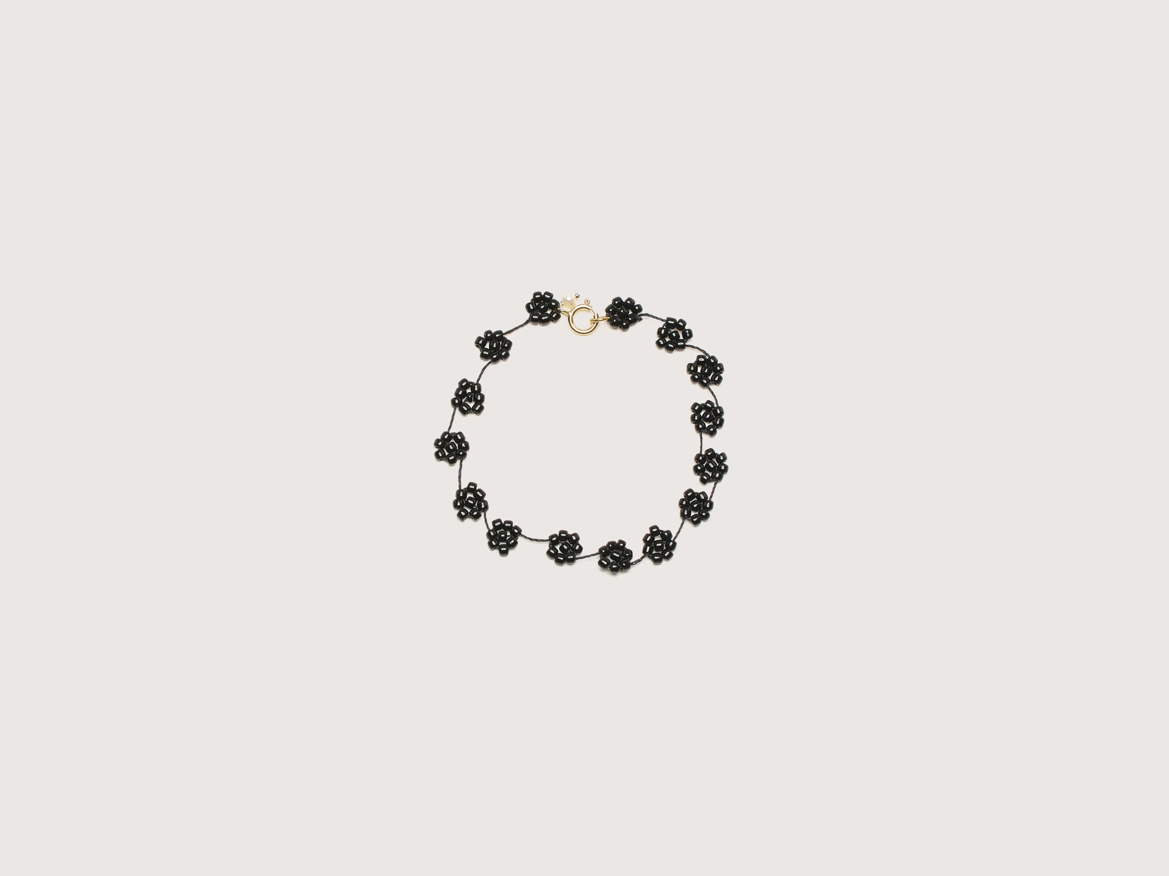 Tennis Bracelets For Women-Fiori N° 23 Bracelet (242 / W / BLACK)