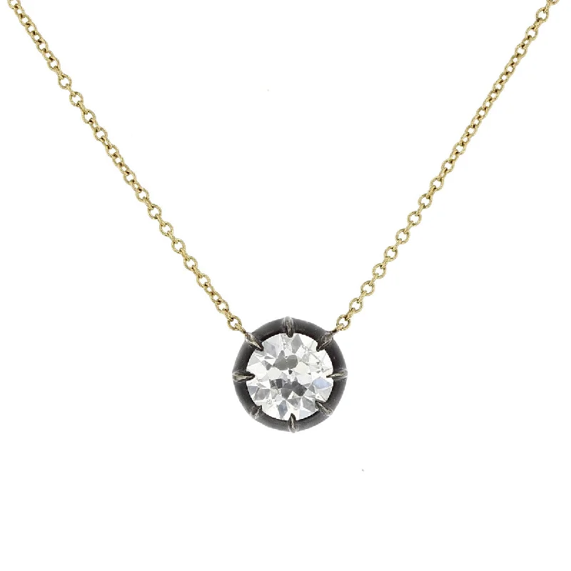 Unique Diamond Necklaces For Gifts-1.05 Carat Diamond Solitaire Pendant Necklace